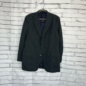 J. Press Prestige Pure Wool Blazer 42L Grey Sport Coat Ivy League Classic Canada